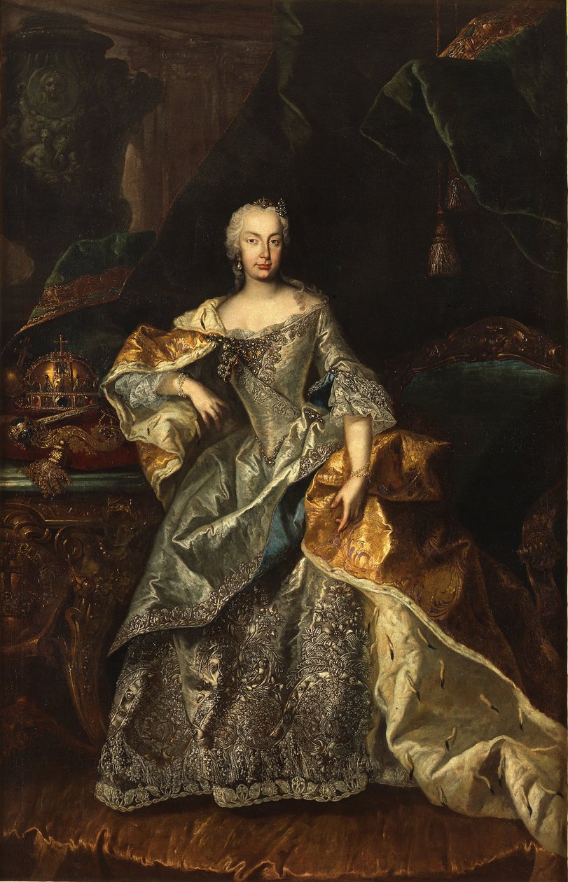 Mária Terézia, mint Magyarország királynője, 1740-1741. alkotó: Unbekannt