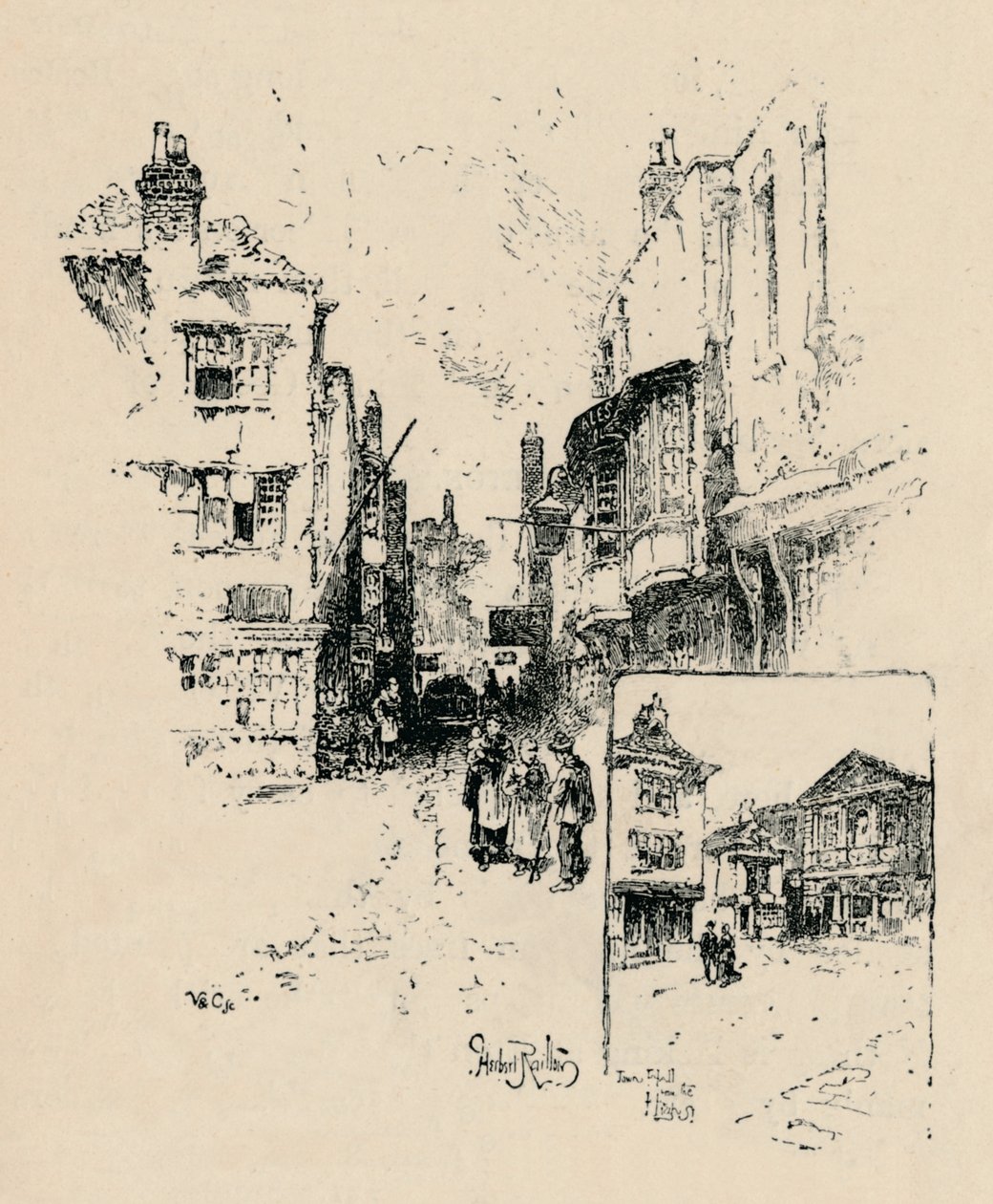 Market Street, Windsor, 1895 alkotó: Unbekannt
