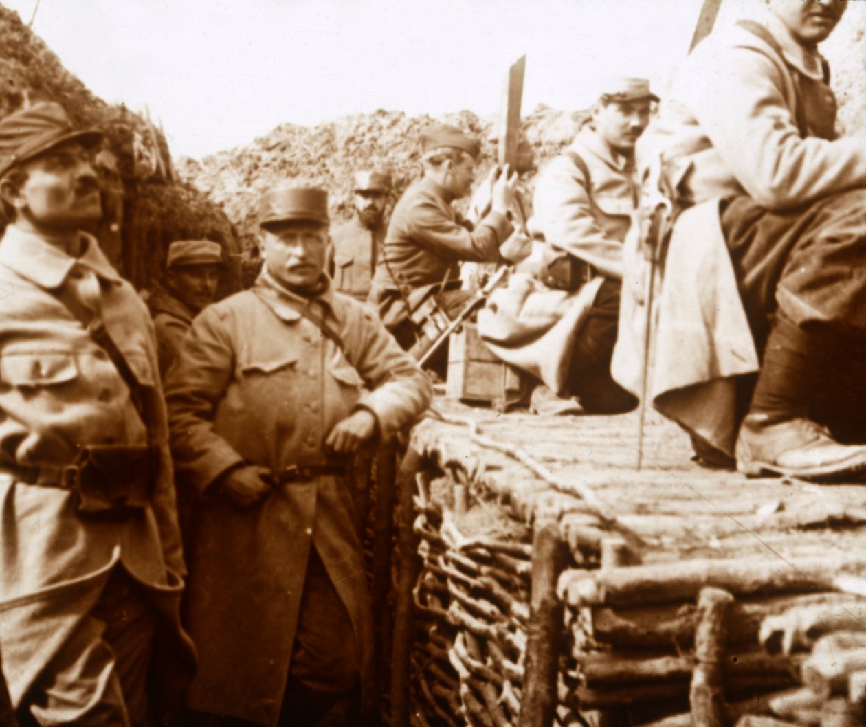 Marteau árkok, Carency, Észak-Franciaország, c1914-c1918. alkotó: Unbekannt
