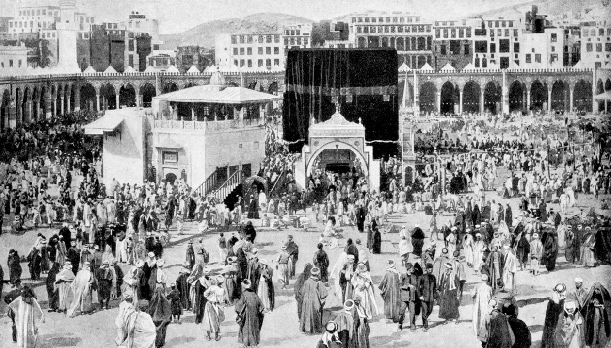 Mekkai nagy mecset, Mekka, Szaúd-Arábia, 1922 alkotó: Unbekannt