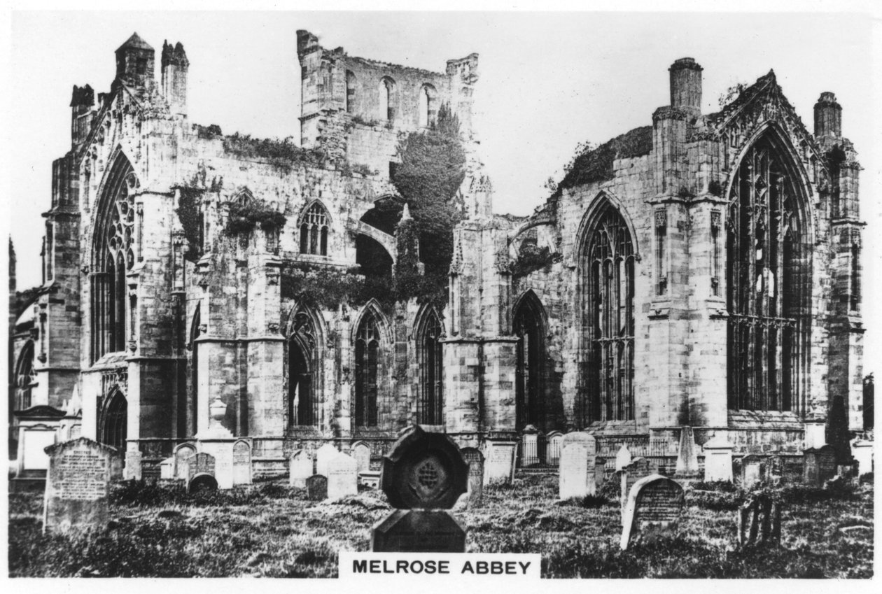 Melrose Abbey, Skócia, 1936 alkotó: Unbekannt