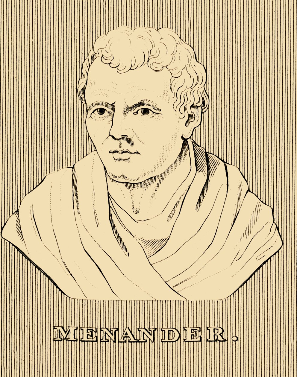 Menander, Kr.e. 342-290, 1830. alkotó: Unbekannt