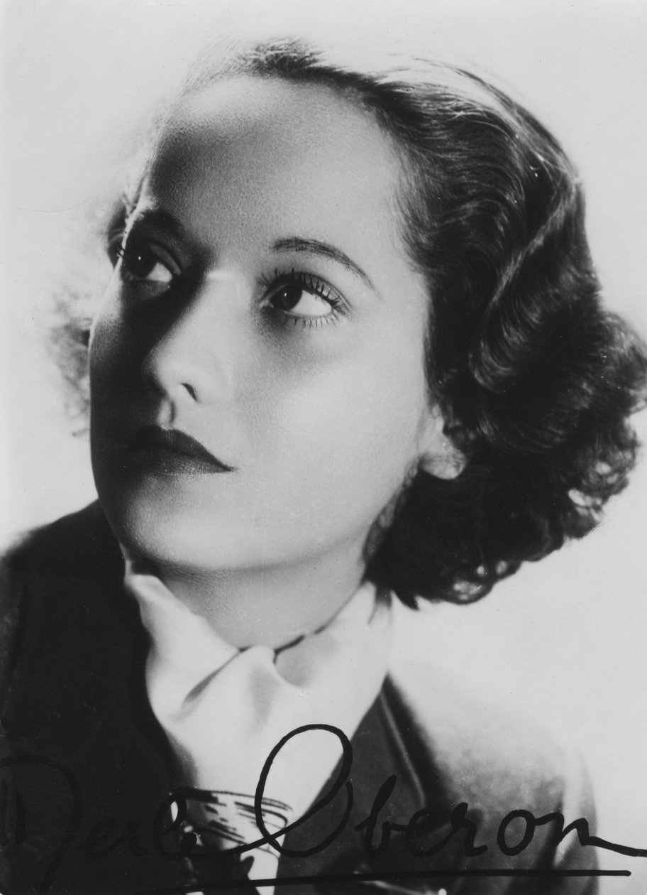 Merle Oberon 1911-1979 brit színésznő, 1930-as évek alkotó: Unbekannt