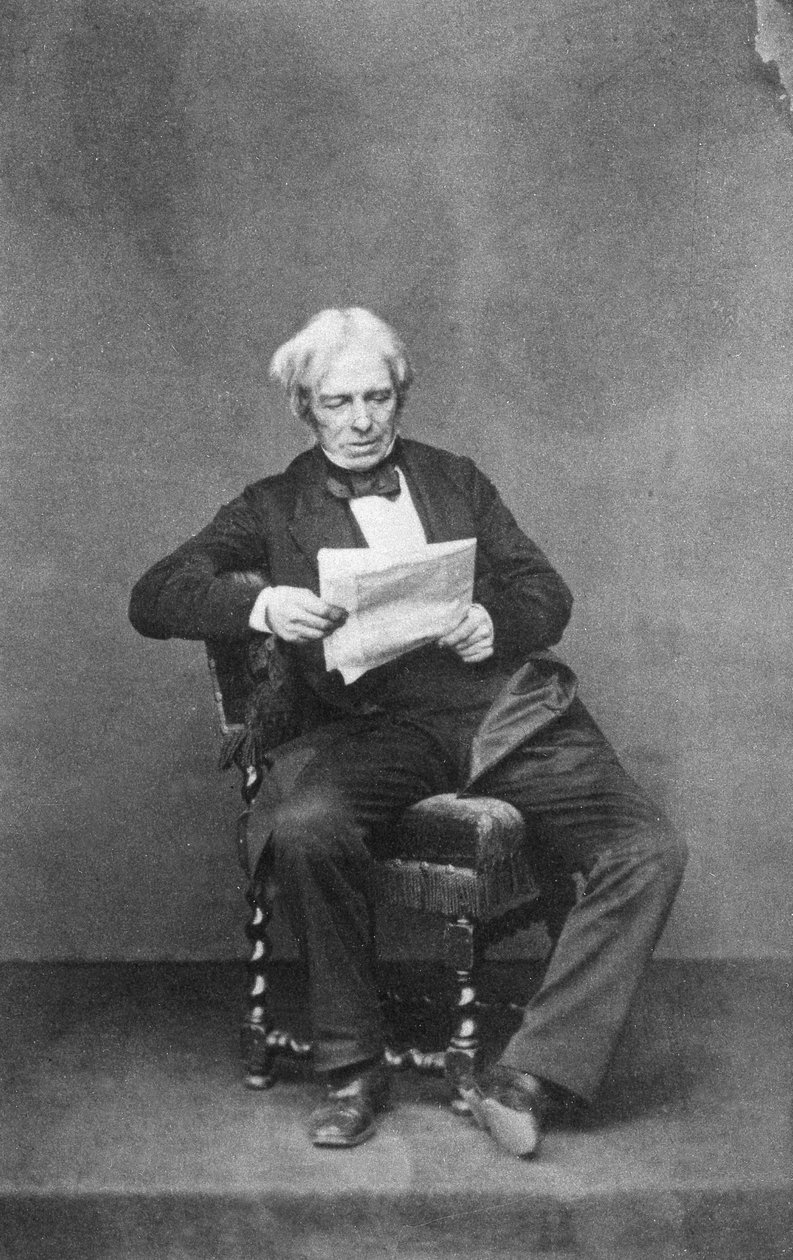 Michael Faraday brit fizikus és kémikus, 1850-1867 alkotó: Unbekannt