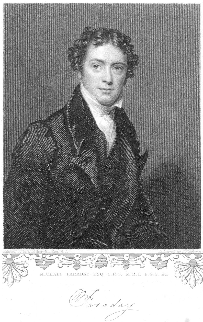 Michael Faraday angol kémikus és fizikus, XIX alkotó: Unbekannt