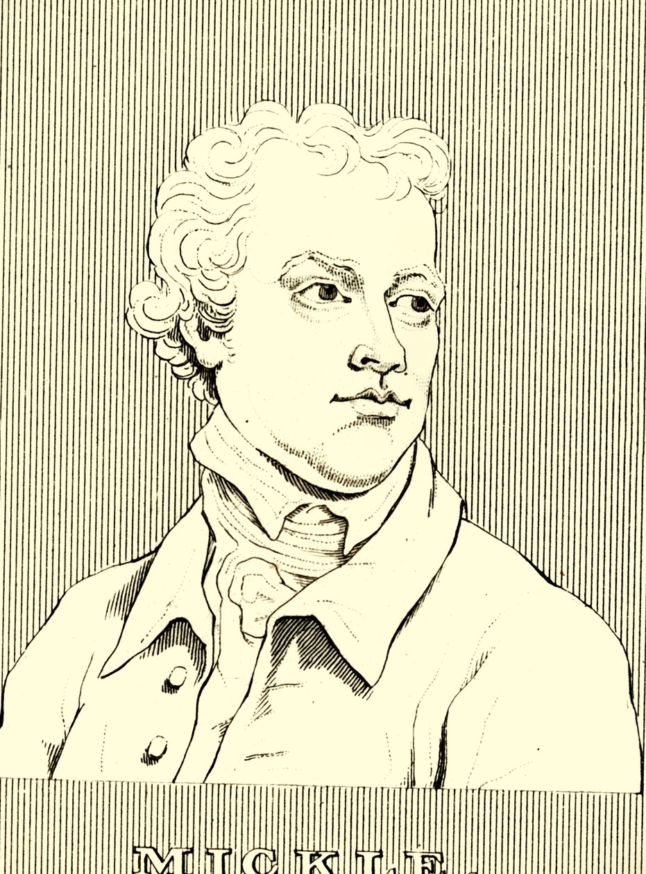 Mickle, 1734-1788, 1830. alkotó: Unbekannt
