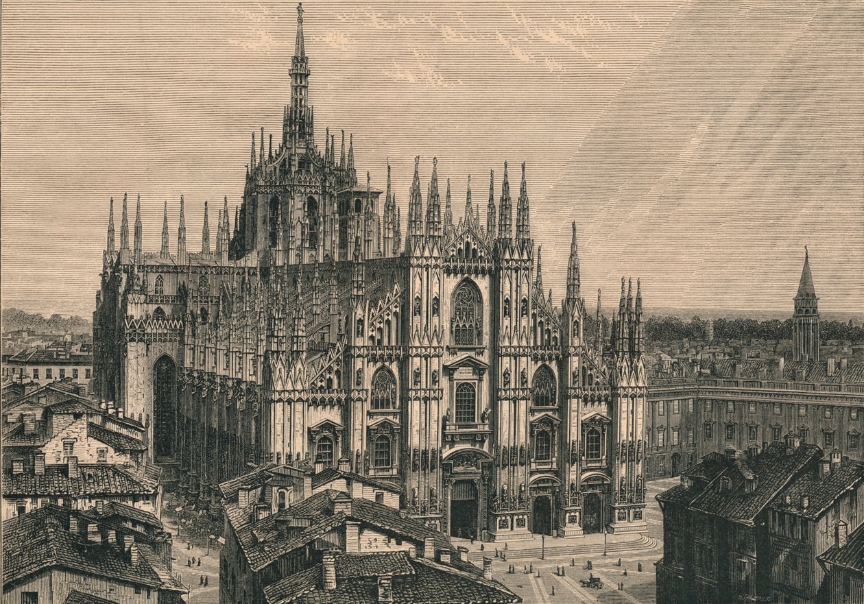 Milánói dóm, 1873. alkotó: Unbekannt