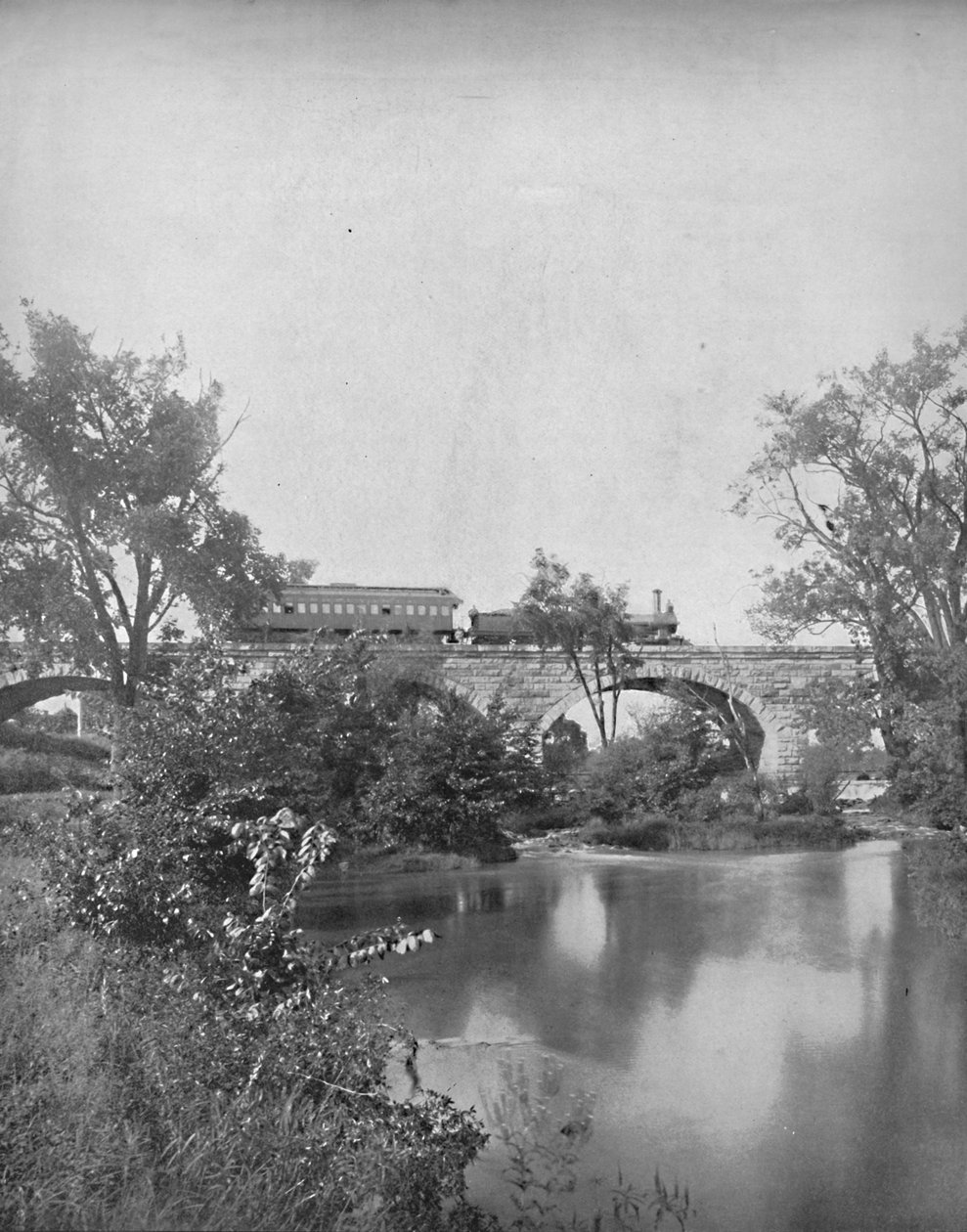 Mill Creek Bridge, Pennsylvania Railroad, 1897. alkotó: Unbekannt