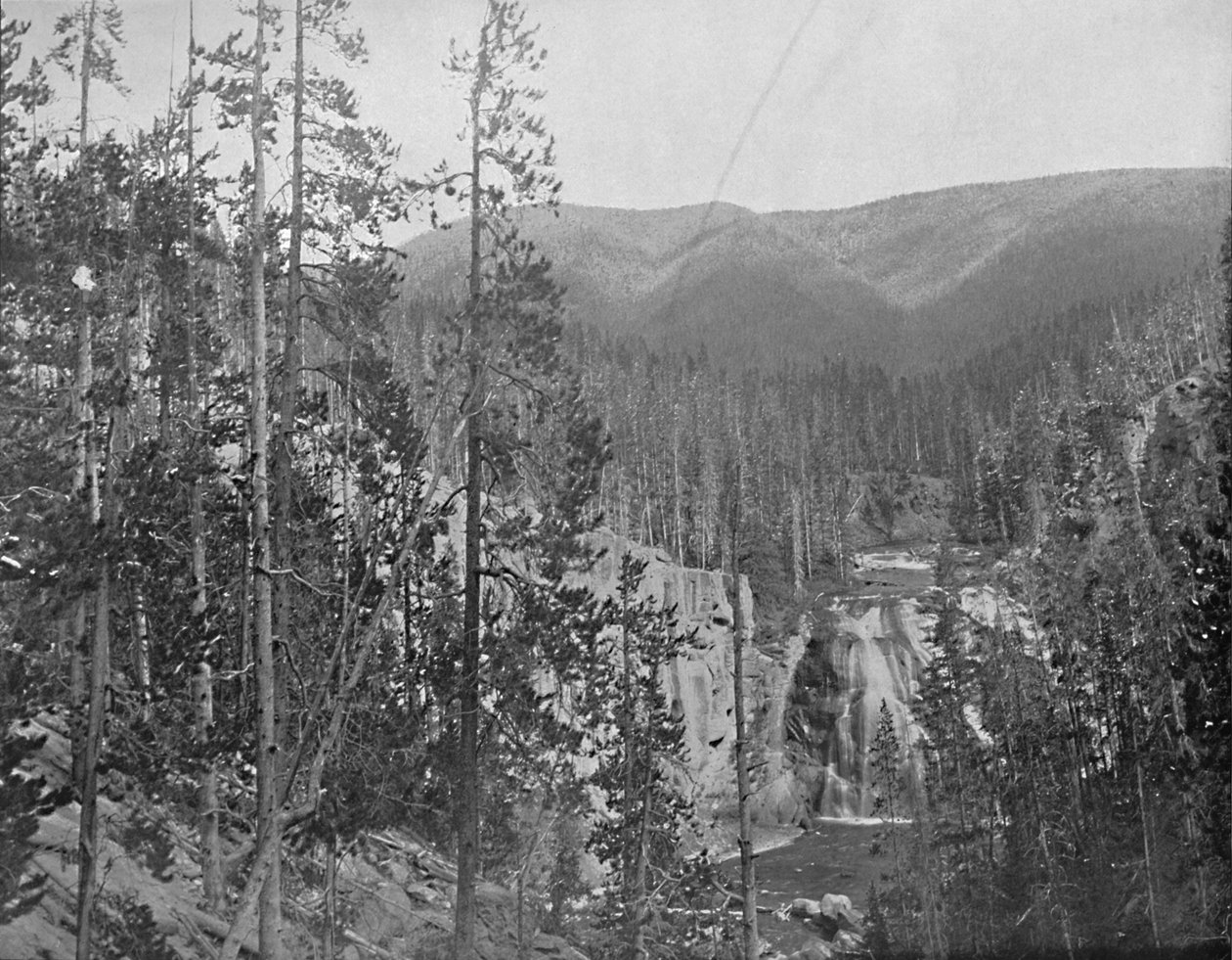 Missouri folyó, Great Falls alatt, Montana, 1897. alkotó: Unbekannt