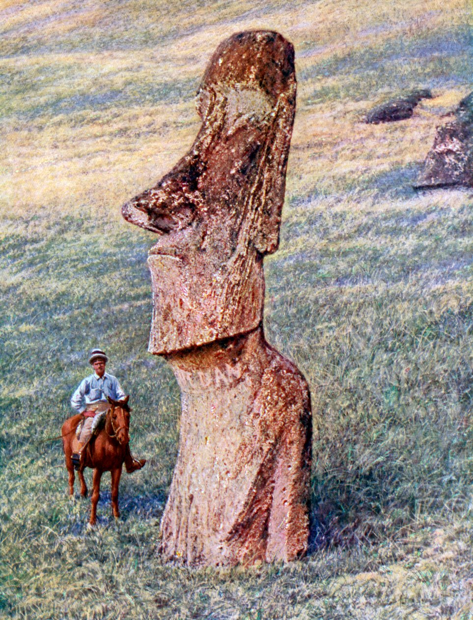 Moai szobrok, Húsvét-sziget, Chile, 1933-1934 alkotó: Unbekannt