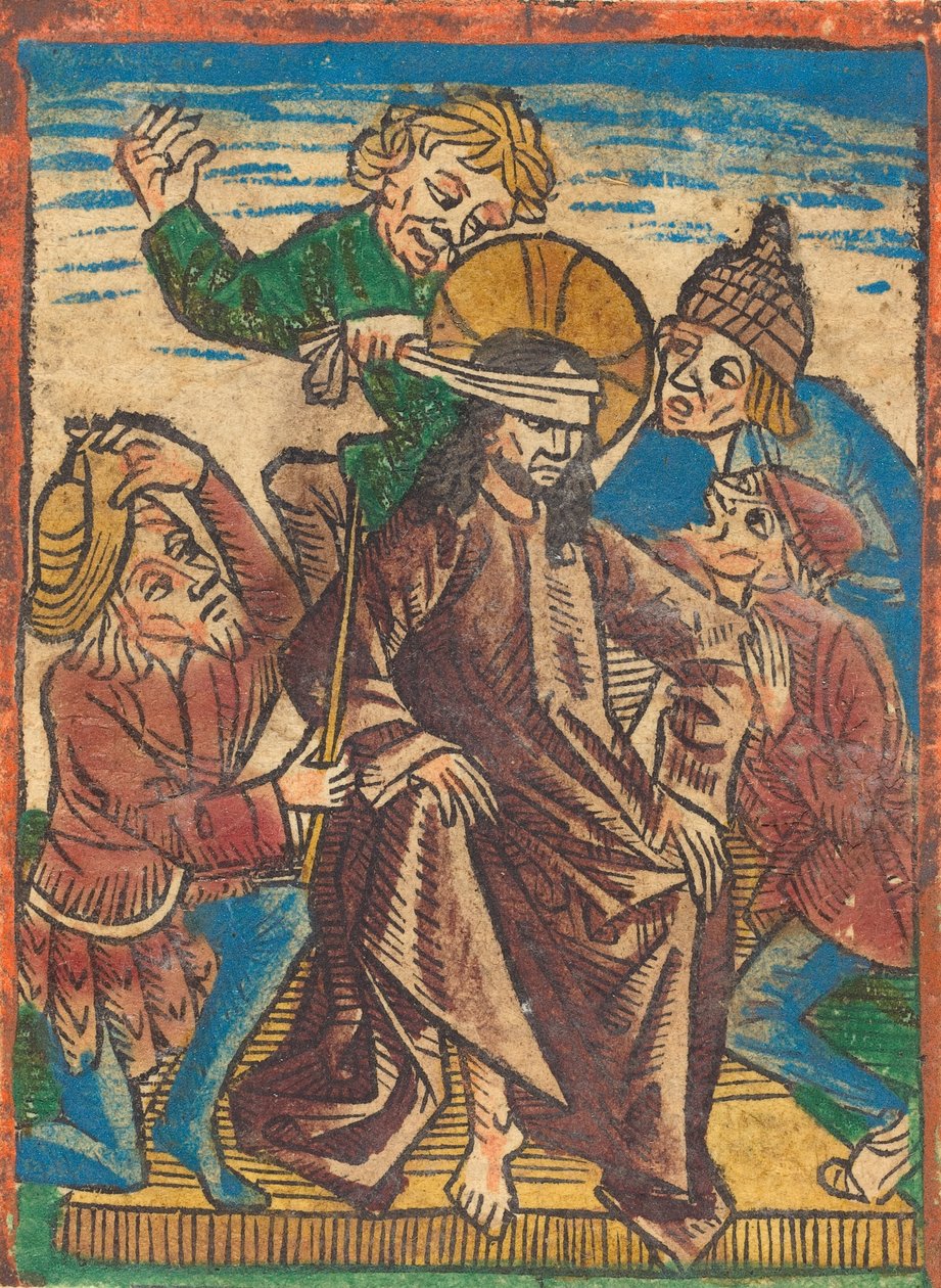 Krisztus kigúnyolása, c. 1490. alkotó: Unbekannt