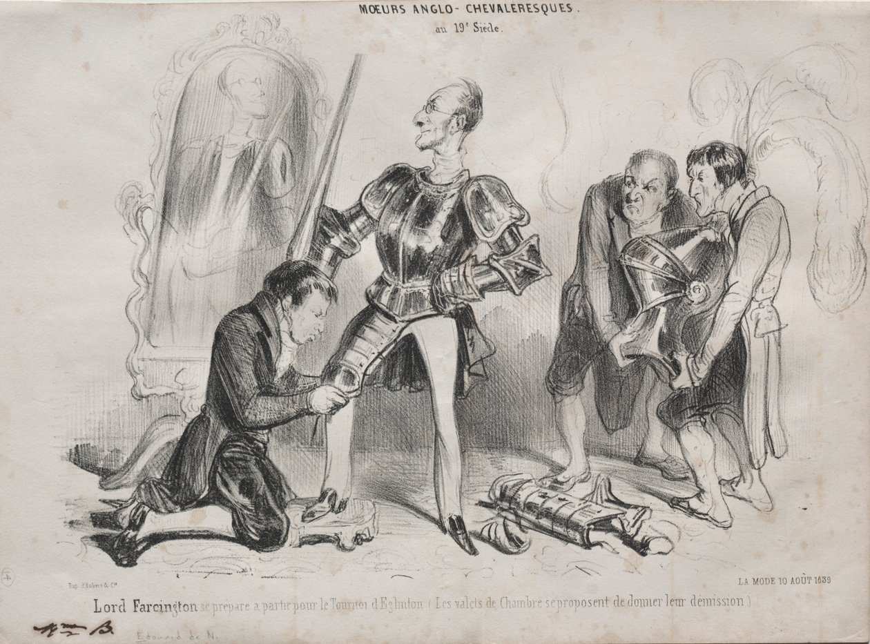 Angol-lovagi modor, 1839. alkotó: Unbekannt