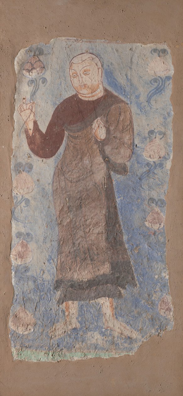 Monk Holding a Lotus, kb. 6-7. század. alkotó: Unbekannt