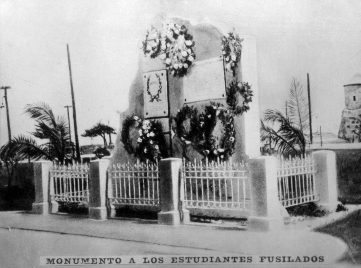 A kivégzett diákok emlékműve, 1901, 1920-as évek alkotó: Unbekannt