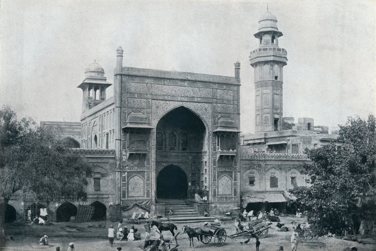 Wazir Khan mecsete, Lahore, 1942 alkotó: Unbekannt