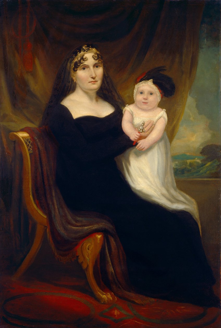 Anya és gyermeke, c. 1810. alkotó: Unbekannt
