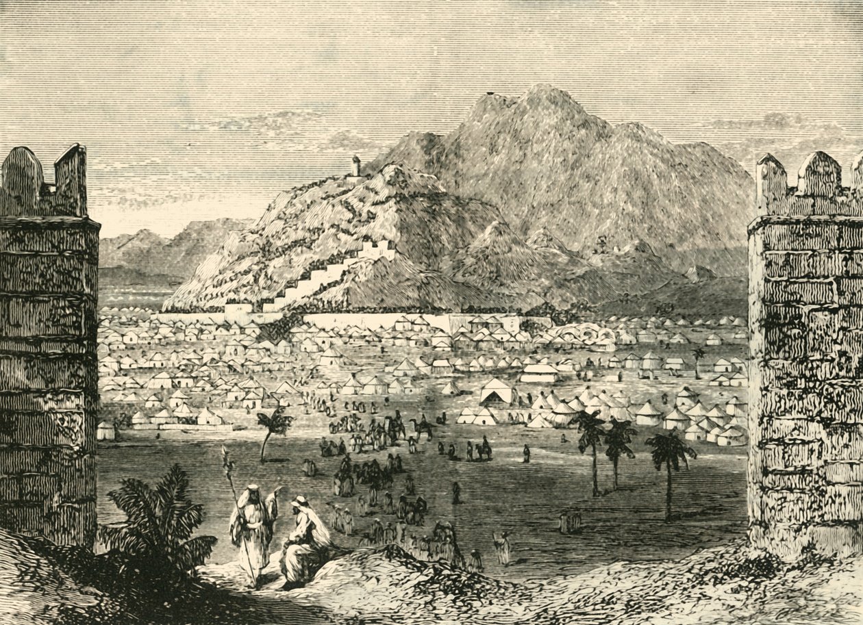 Az Arafat-hegy, Mekka közelében, 1890. alkotó: Unbekannt