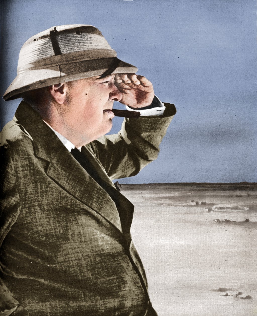 Mr. Churchill kémleli az ellenséget, 1943. alkotó: Unbekannt