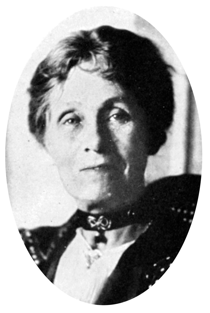 Emmeline Pankhurst asszony, angol szüfrazsett, XX. század eleje alkotó: Unbekannt