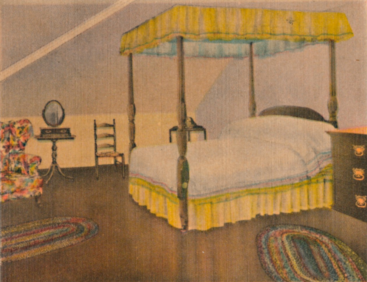 Mrs. Washingtons Bedroom, 1946 alkotó: Unbekannt