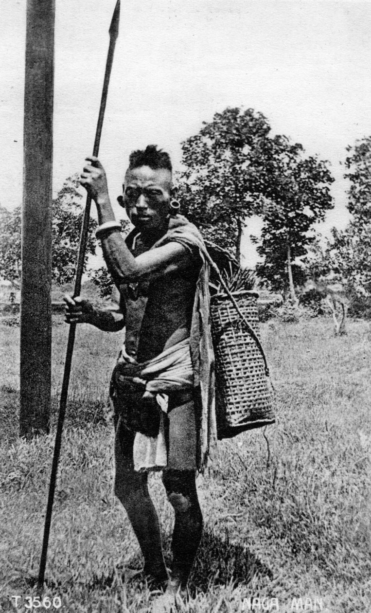 Naga man, India, XX. század alkotó: Unbekannt