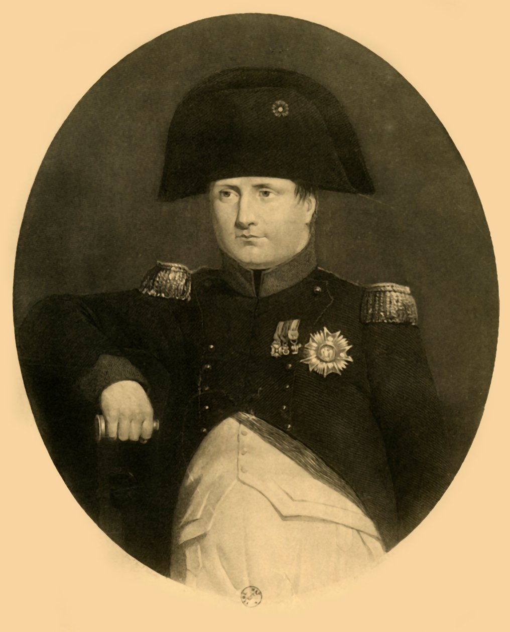 Napóleon a Bellerophon fedélzetén, 1815. július, 1921. alkotó: Unbekannt