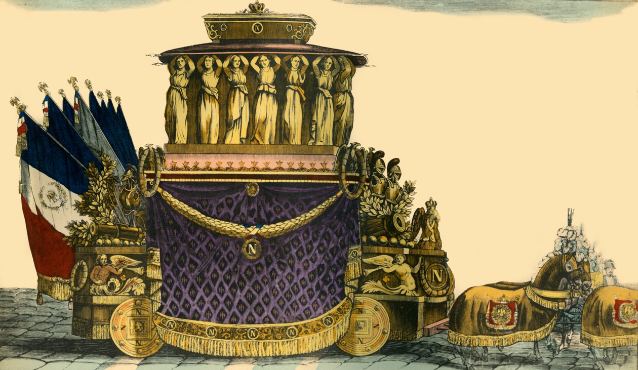 Napóleon temetési kocsija, 1840, 1921. alkotó: Unbekannt