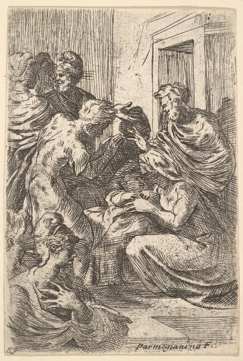 Születés, 16. század. alkotó: Unbekannt