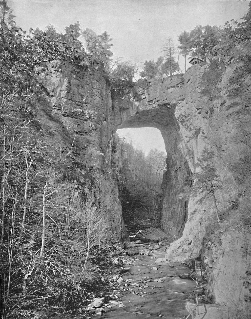 Natural Bridge, Virginia, 1897. alkotó: Unbekannt