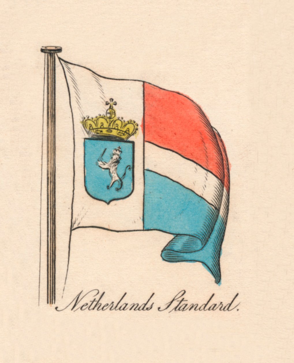Hollandia szabvány, 1838 alkotó: Unbekannt