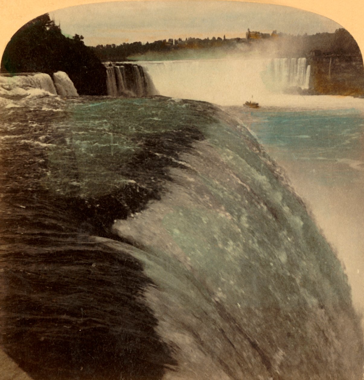 Niagara-vízesés a Prospect Pointból, Egyesült Államok, 1894. alkotó: Unbekannt