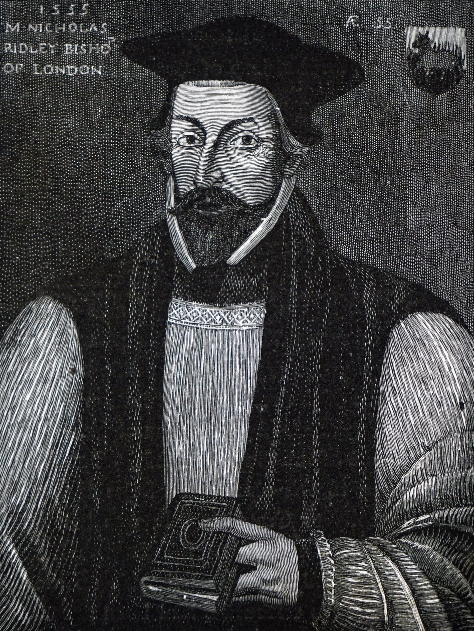 Nicholas Ridley. alkotó: Unbekannt