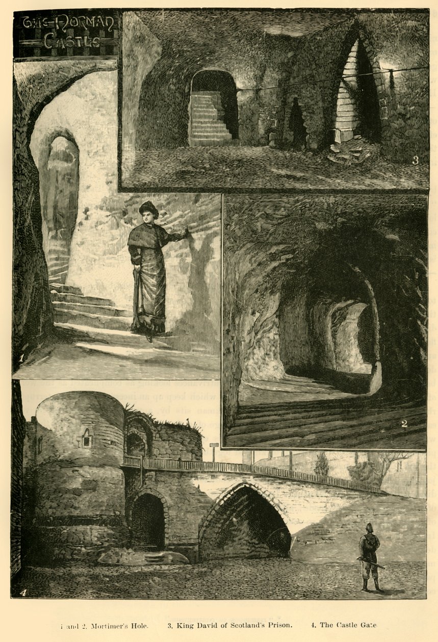 Nottingham kastély, 1898. alkotó: Unbekannt