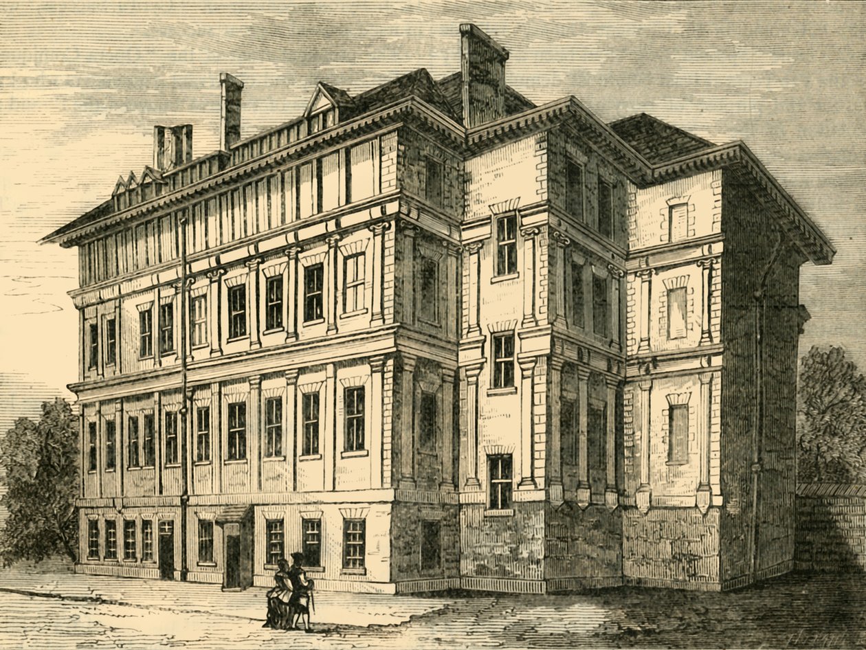 Régi Craven-ház, 1800, 1881. alkotó: Unbekannt