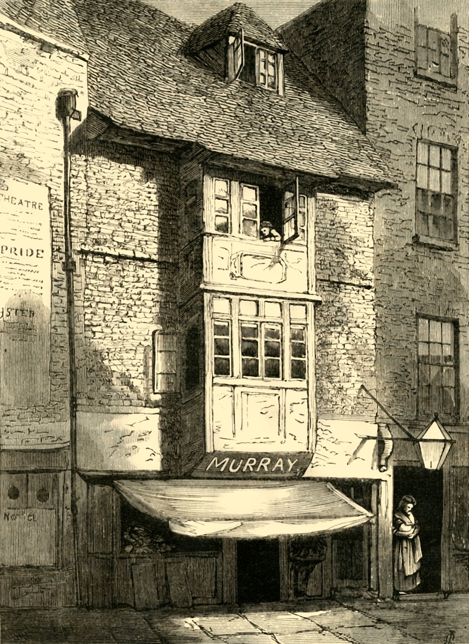 Régi házak a Wych Street-ben, 1881. alkotó: Unbekannt