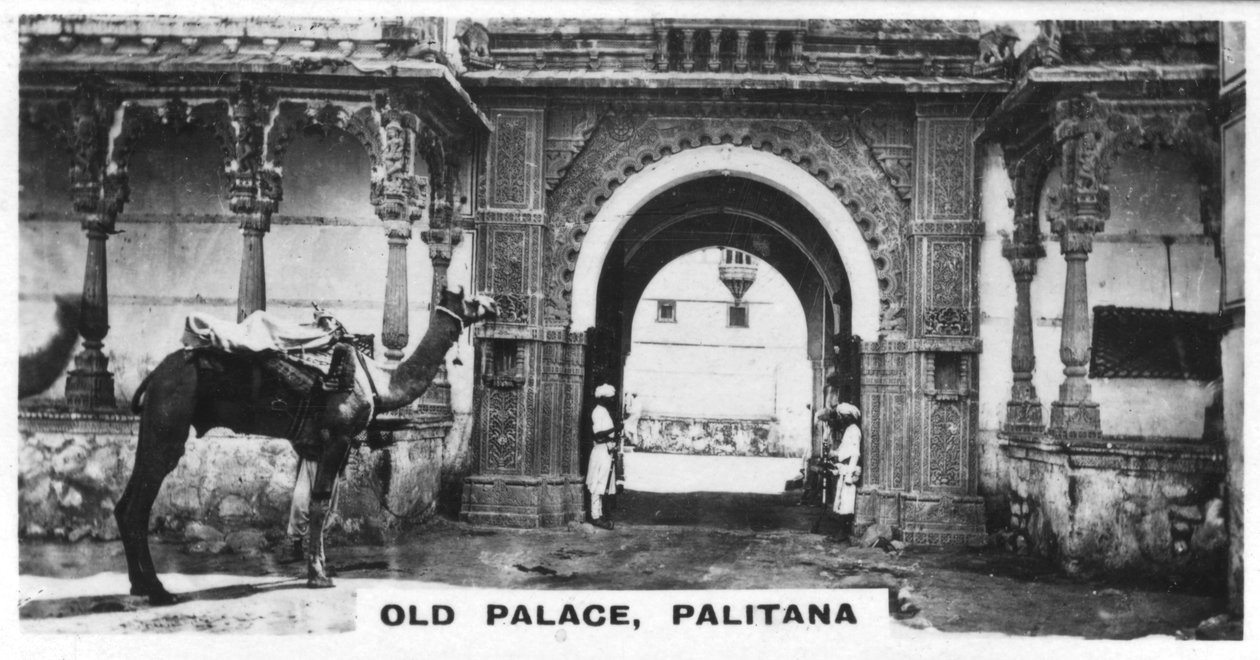 Régi palota, Palitana, India, 1925 alkotó: Unbekannt