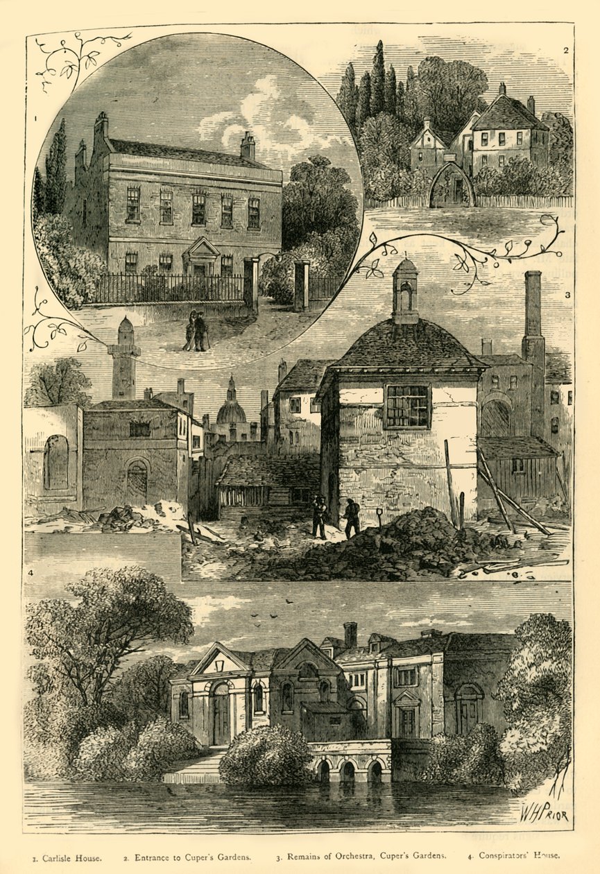 Régi nézetek Lambethben, 1878. alkotó: Unbekannt