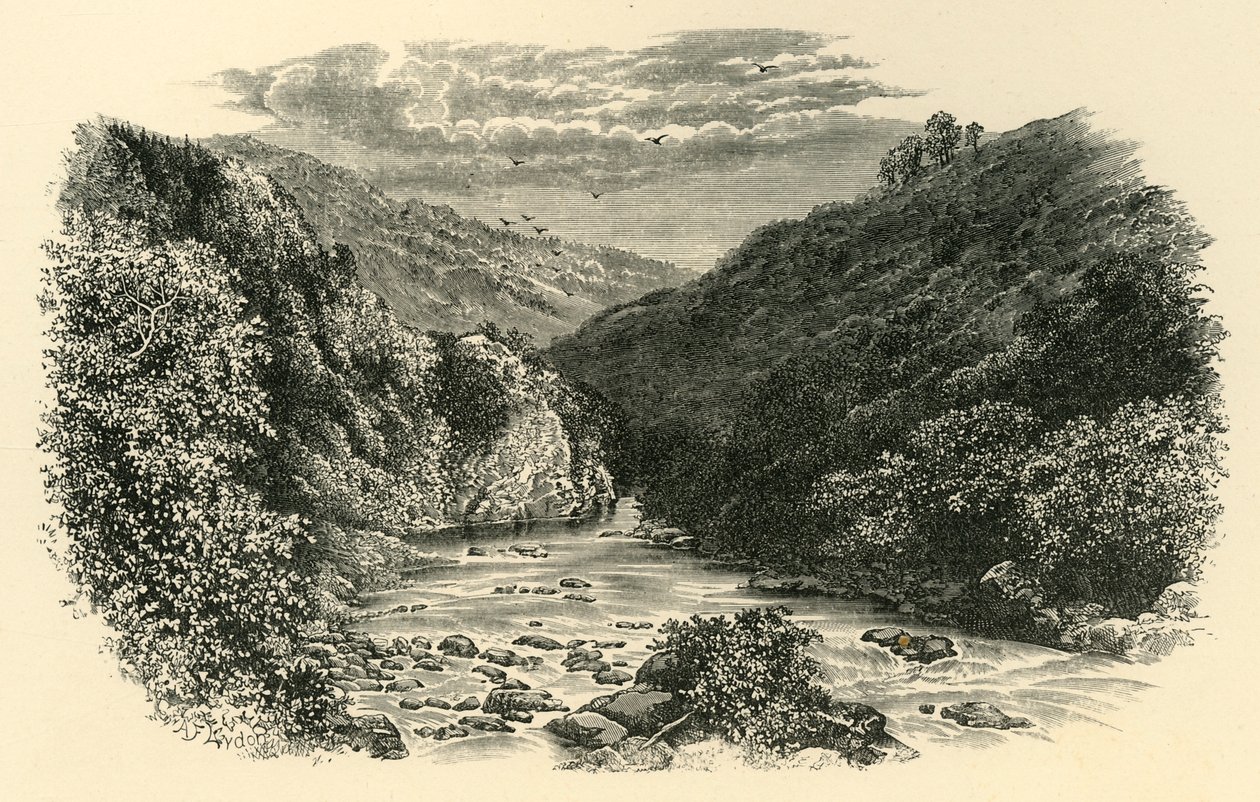 On the Dart, Lovers Leap, 1890. alkotó: Unbekannt