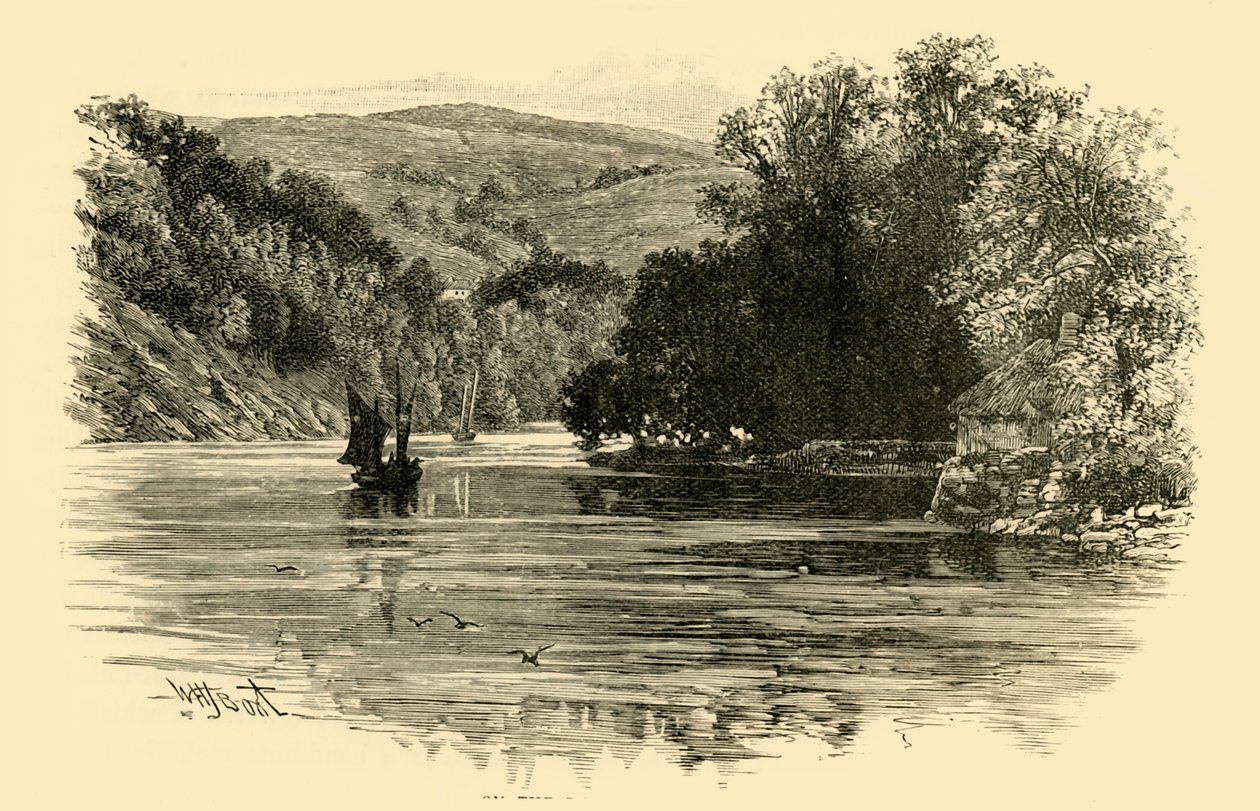 A Dart-on Waynfleetben, 1898. alkotó: Unbekannt