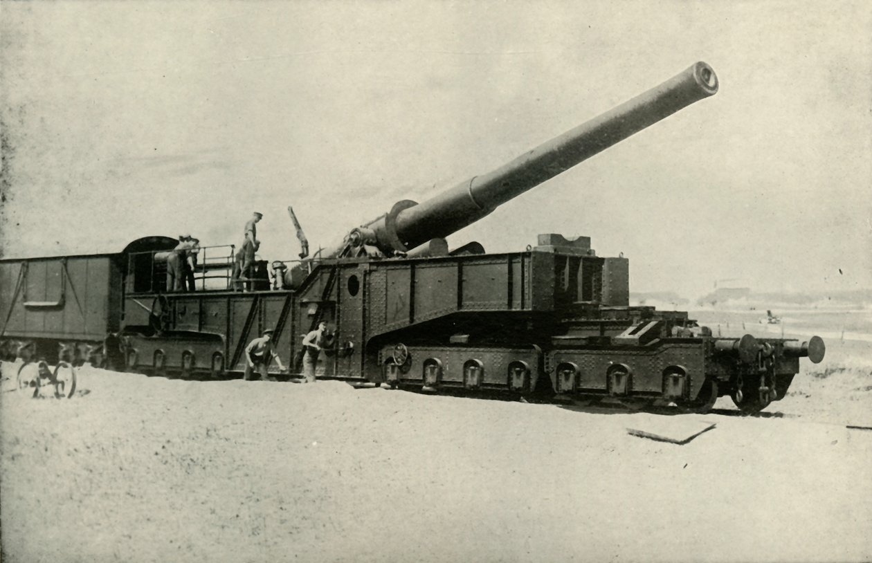 A Monster British Guns egyike, 1919. alkotó: Unbekannt
