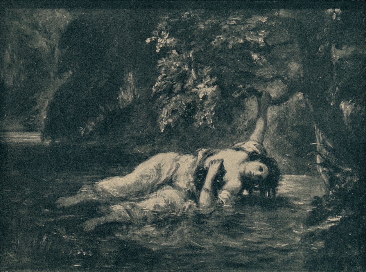 Ophelia, 1853, 1935. alkotó: Unbekannt