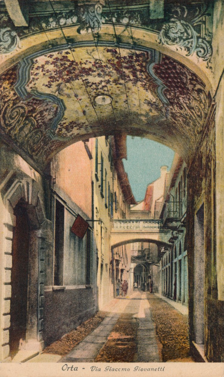Orta – Via Giaccomo Giovanetti, c1910. alkotó: Unbekannt