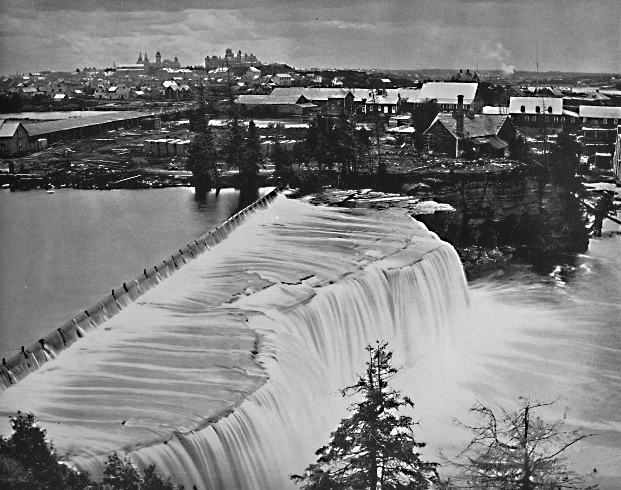 Ottawa, Kanada, Rideau Fallsból, 1897. alkotó: Unbekannt