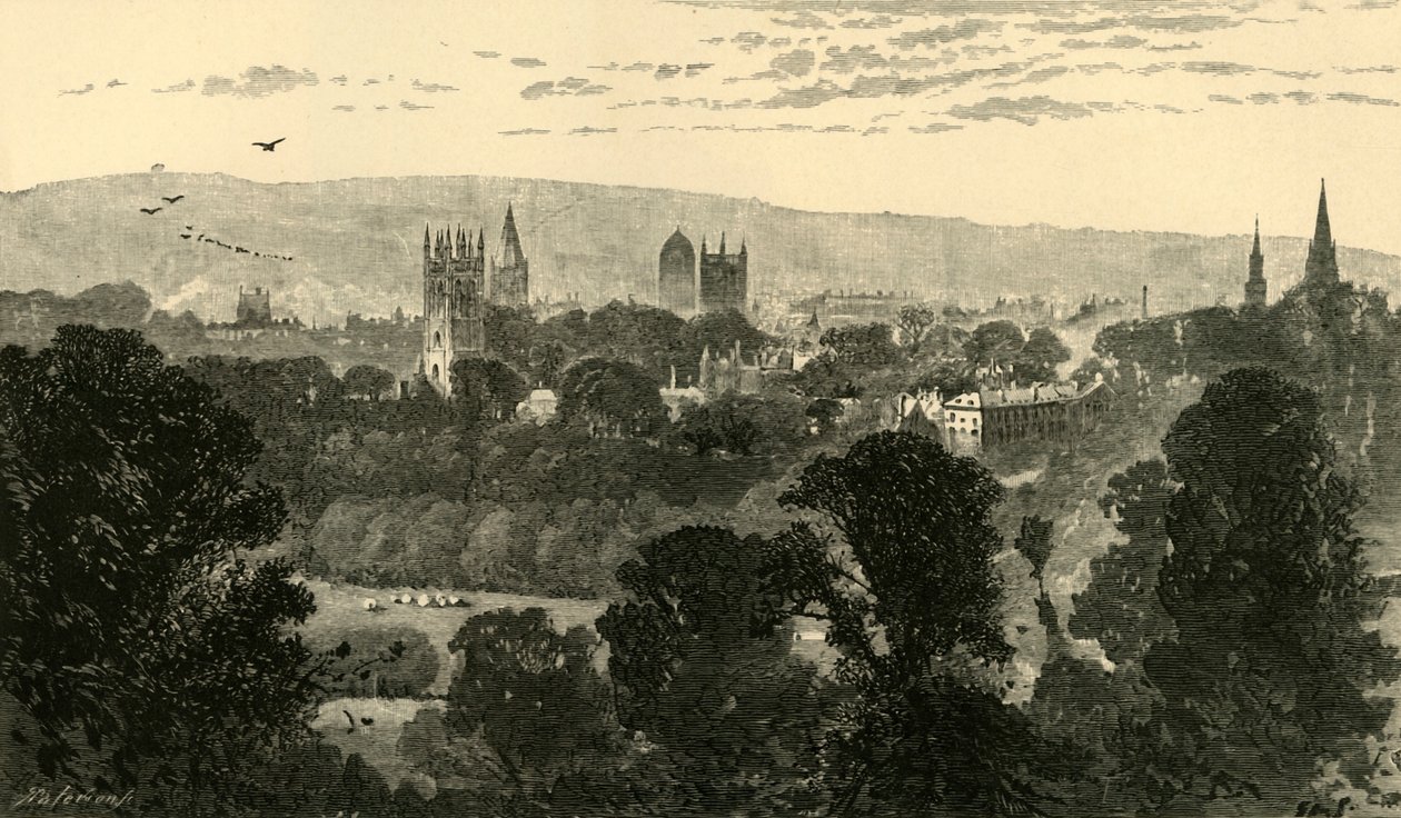 Oxford, Headington Hill, 1898. alkotó: Unbekannt
