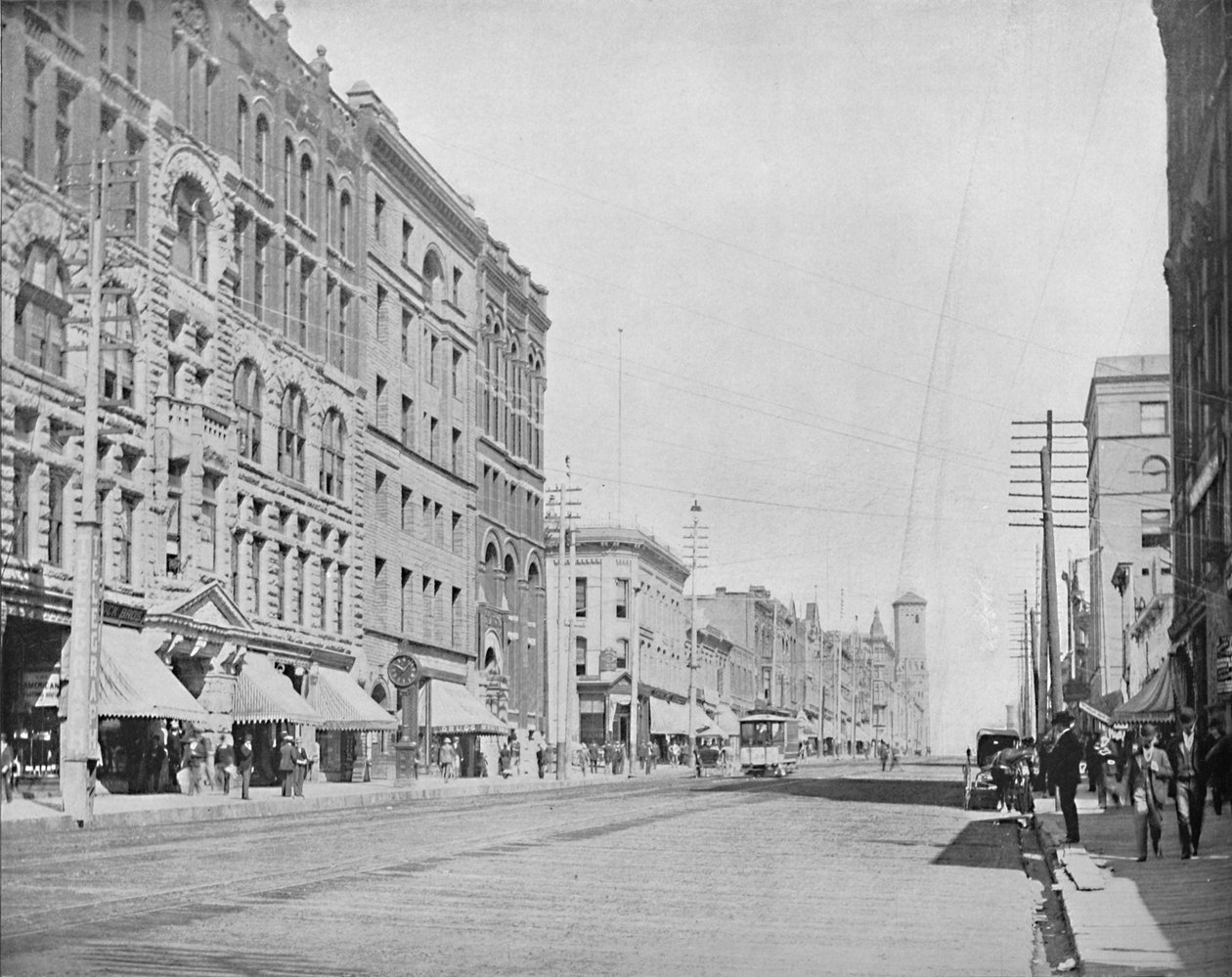 Pacific Avenue, Tacoma, Washington, 1897. alkotó: Unbekannt