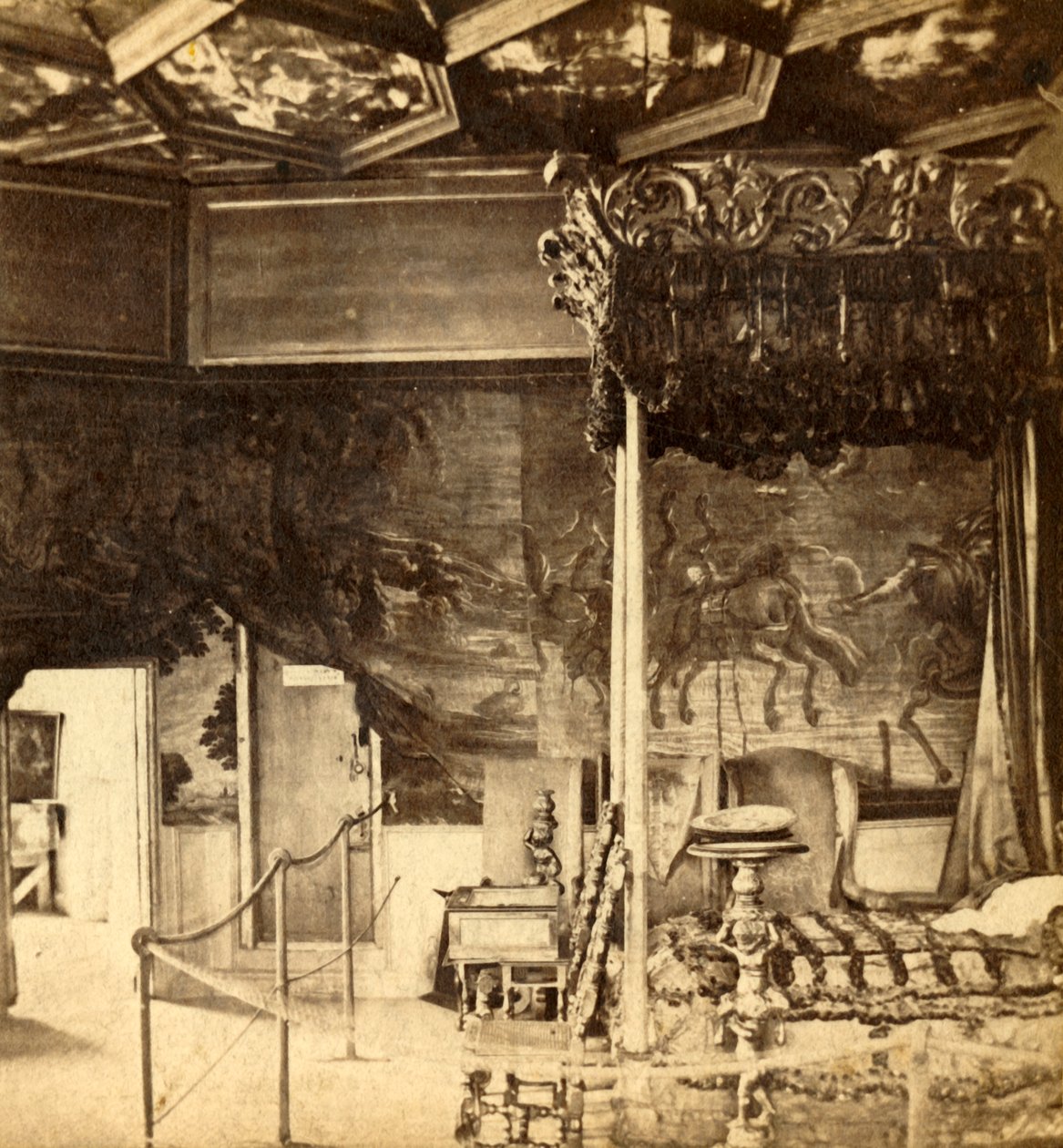 Holyrood palota. Queen Marys hálószoba, 1912. alkotó: Unbekannt