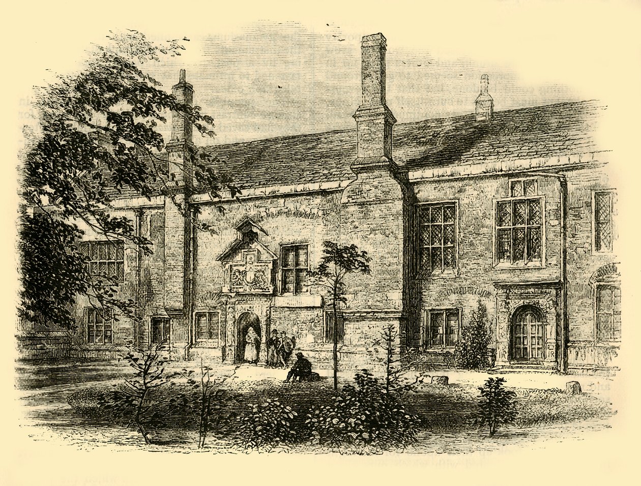 Stuartok palotája, York, 1881. alkotó: Unbekannt