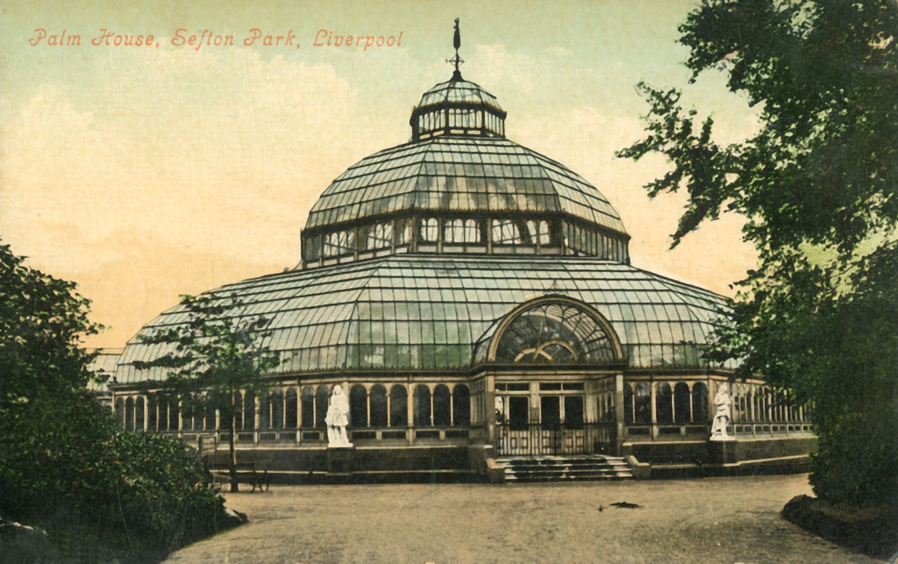 Pálmaház, Sefton Park, Liverpool, 1946. alkotó: Unbekannt
