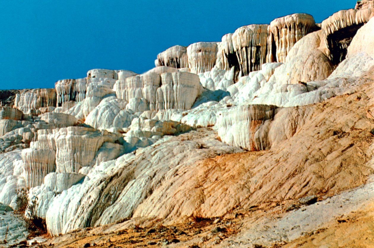 Pamukkale, Törökország. század c20 alkotó: Unbekannt