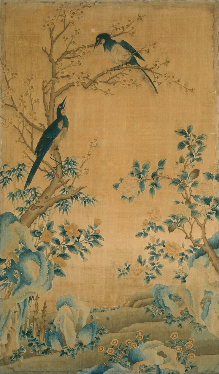 Panel bútorszövet, Kína, Qing-dinasztia 1644-1911, 17501800. alkotó: Unbekannt